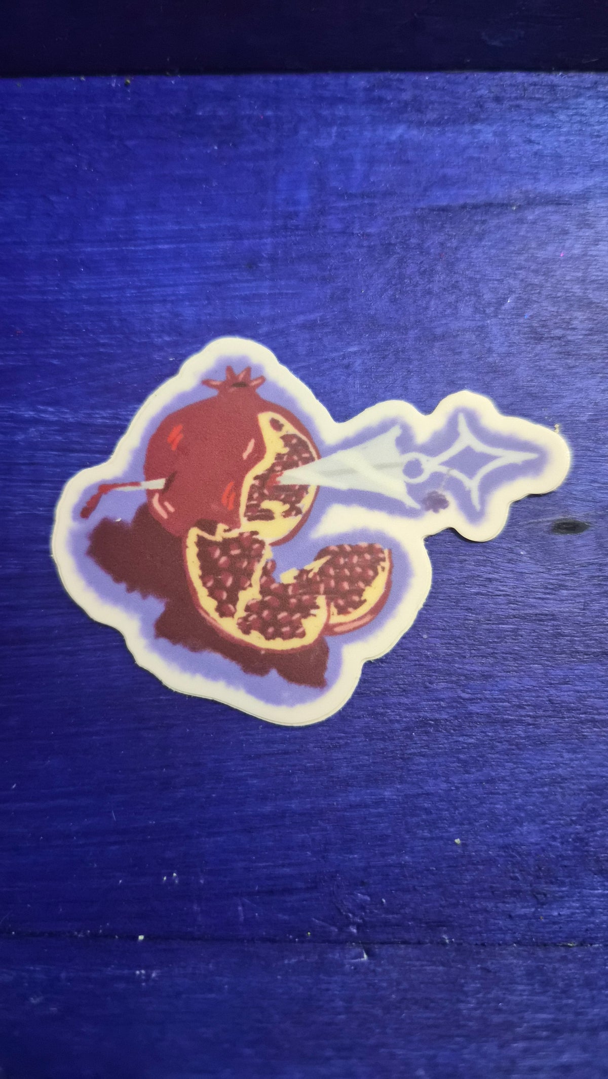 Pomegranate sticker (small)