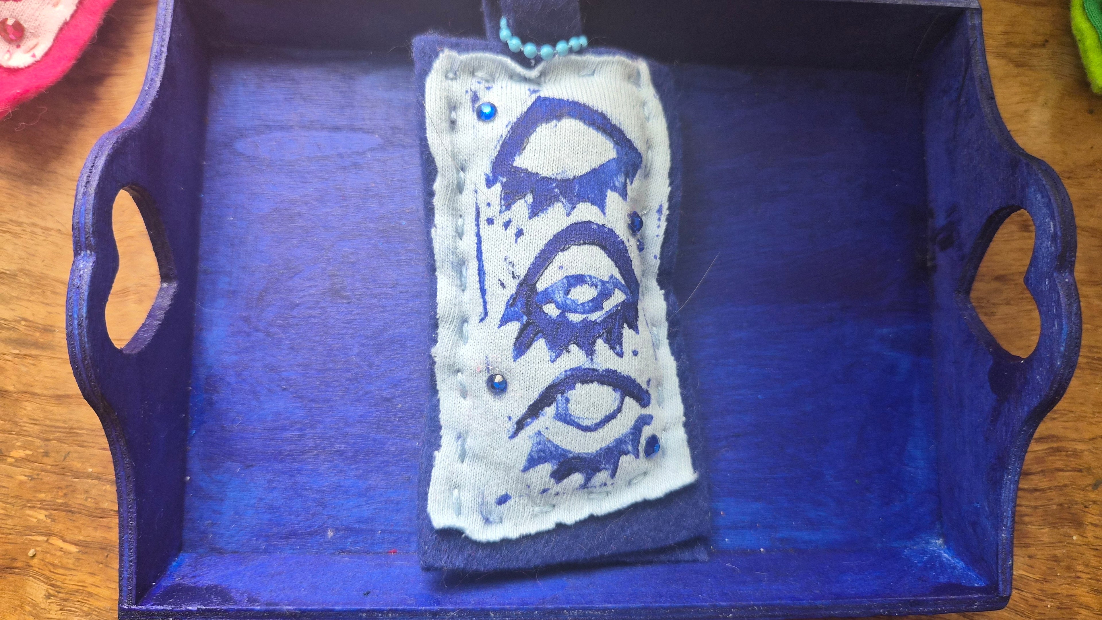 3 eyed Bag Charm