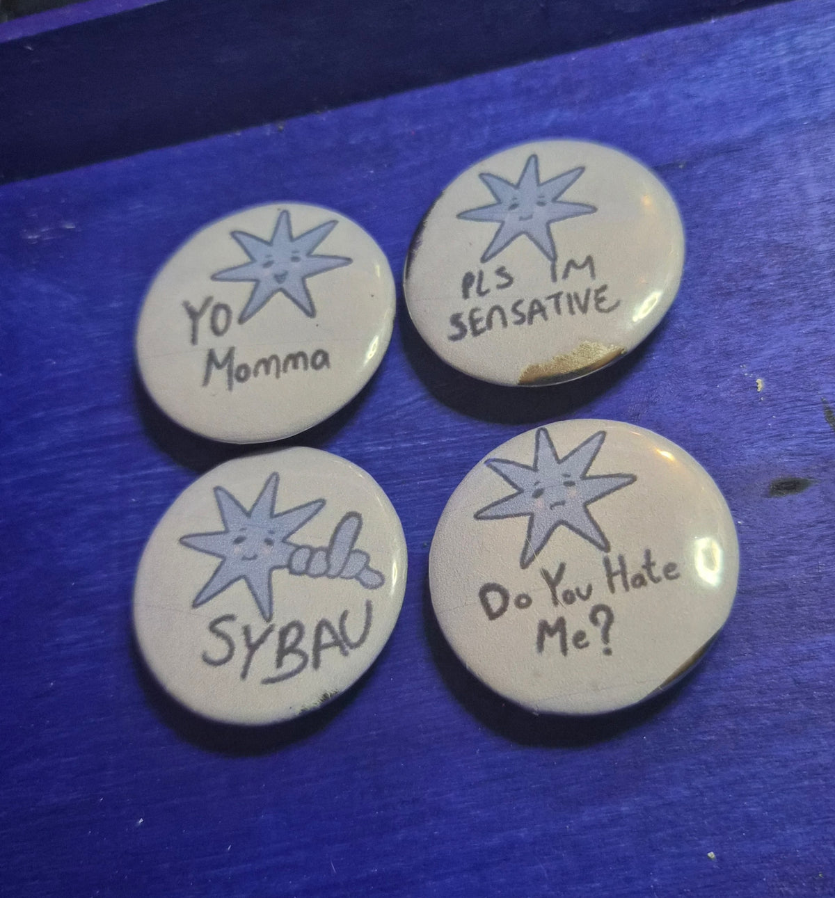 Star Set 1 Buttons